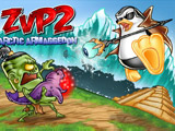Играть на Zombies Vs Penguins 2