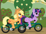 Jouez sur Little Pony Bike Racing