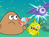 Играть на Pou Shoot Monster