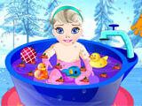 Jouez sur Baby Elsa Bath Time
