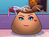 Играть на Pou Girl Hair Salon