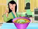 Juega en Mulan Makes Noodle Soup