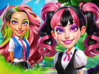 Играть на Princesses At Horror School