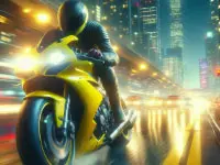 Play on Motorcycle Simulator: Night City 3D