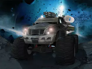 Monster Truck In Space