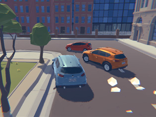 3d city: 2 player racing